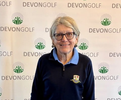 Thurlestone's Jan Brooking at Staddon for the Devon County finals day.