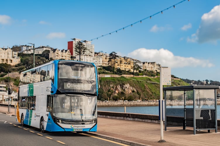 Stagecoach electric bus.