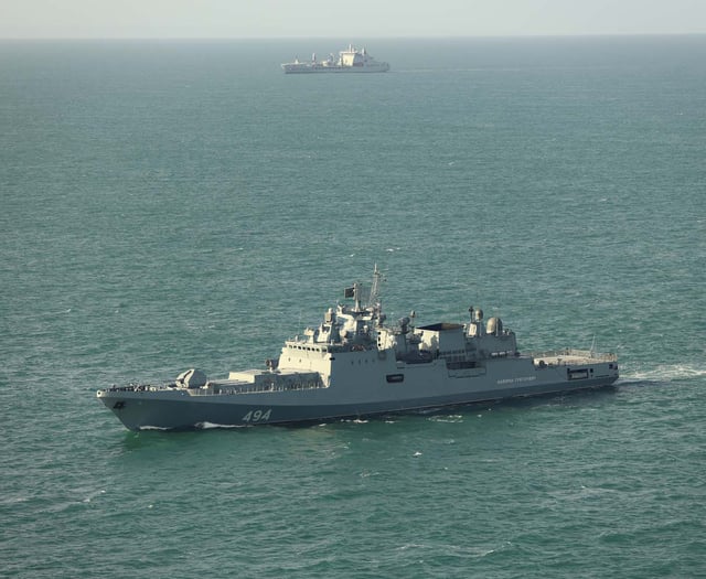 Royal Navy monitors Russian Frigate Admiral Grigorovich in Channel