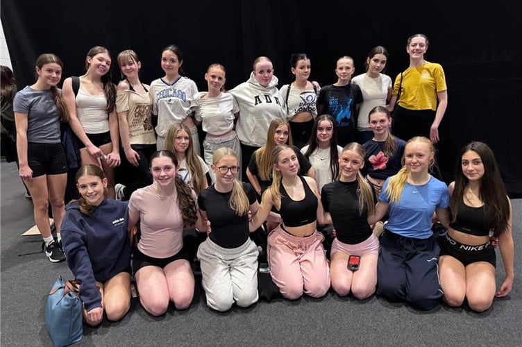 The Ivybridge Community College dancers