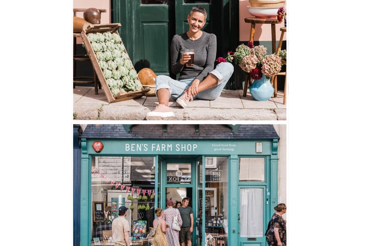 Totnes Fringe 2026 sponsors Bens Farm Shop and restaurant owner Geetie Singh-Watson.