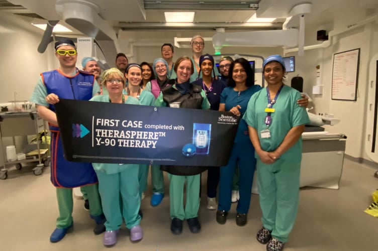 Colleagues from Interventional Radiology and Nuclear Medicine worked together