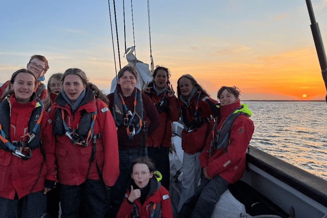 Dartmouth pupils' 102-mile sailing success