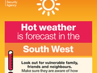 Heat health alert raised to Amber for South West