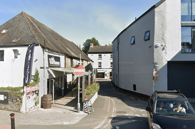 Access to Fore Street via Prince of Wales Road has been removed due to safety concerns.