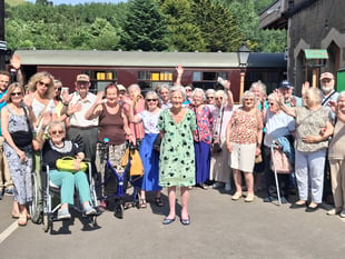 Kingsbridge Memory Club's day out on railway