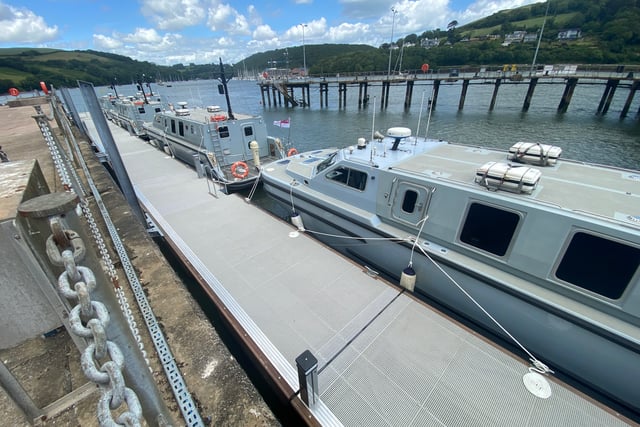 New pontoon ensures future of Navy training at Dartmouth
