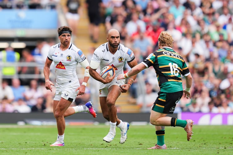 Olly Woodburn of Exeter Chiefs in action