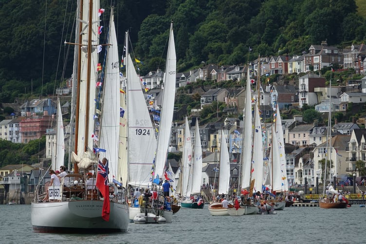 St Claey - Parade of sail Dartmouth