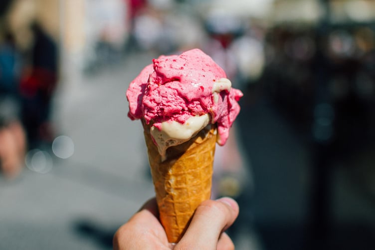cooling ice cream cone