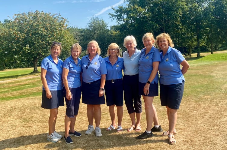 The Sheelah Creasy team who won their match at Great Torrington