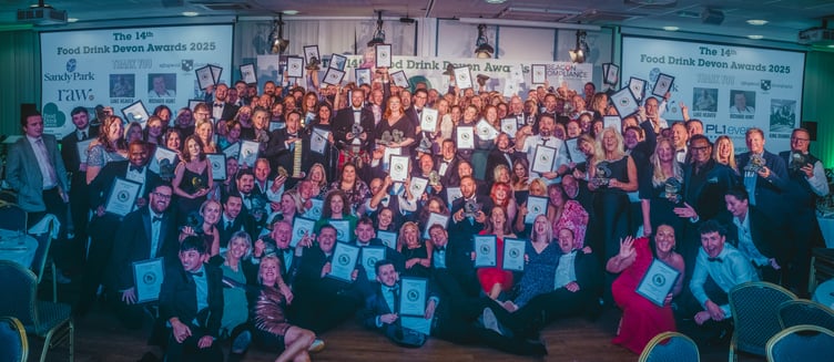 2025 Food Drink Devon Awards winners Ph: Steve Haywood