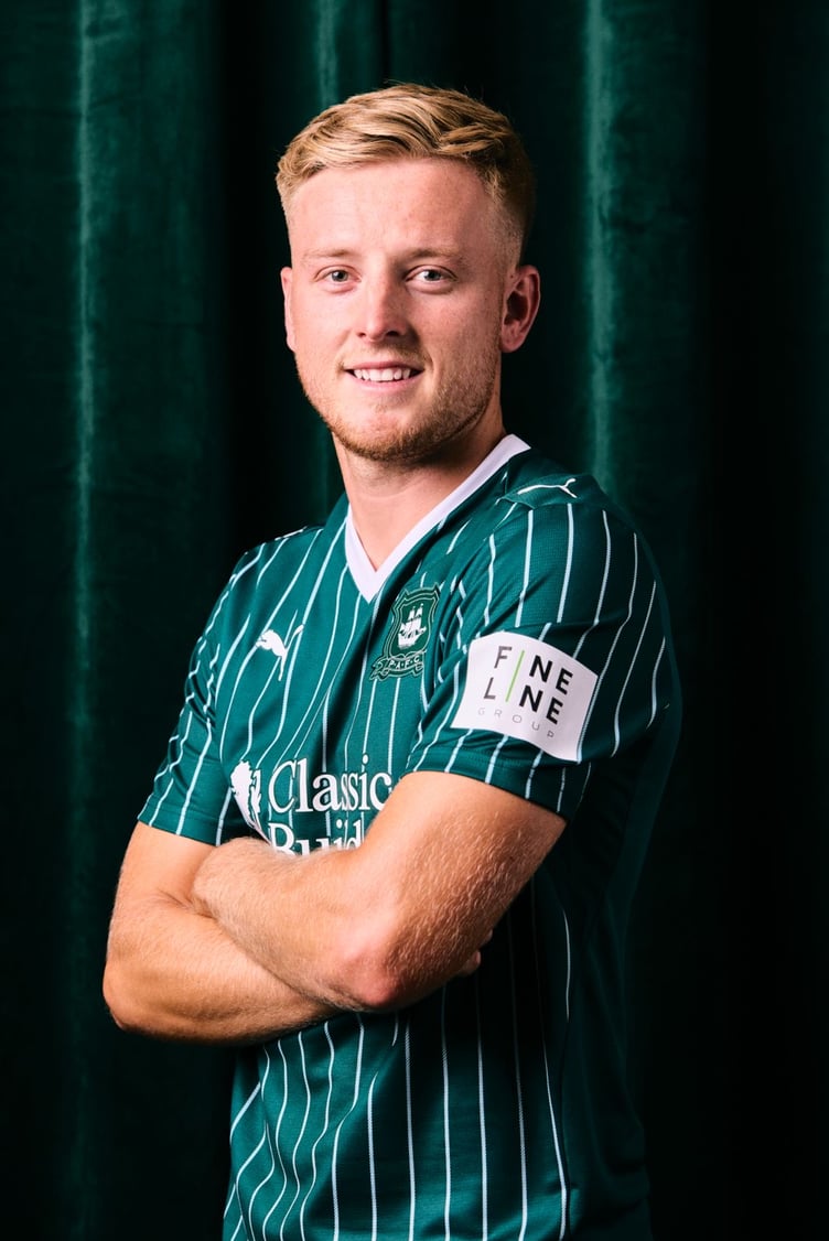 Midfielder Harvey White claimed his first league goal for Plymouth Argyle in their win over Bradford City (Picture: PAFC)