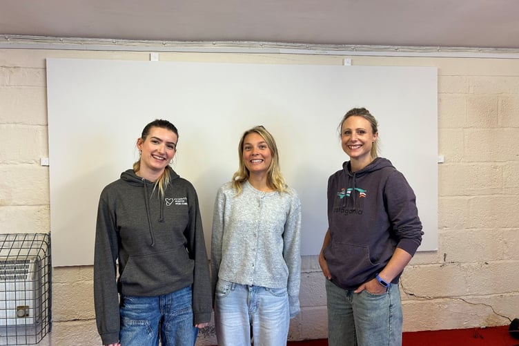 From left Centre Director Beck Evans, Intern Jemima Carr, and Rural Ministries Coordinator and Youth Worker Charlotte Conley