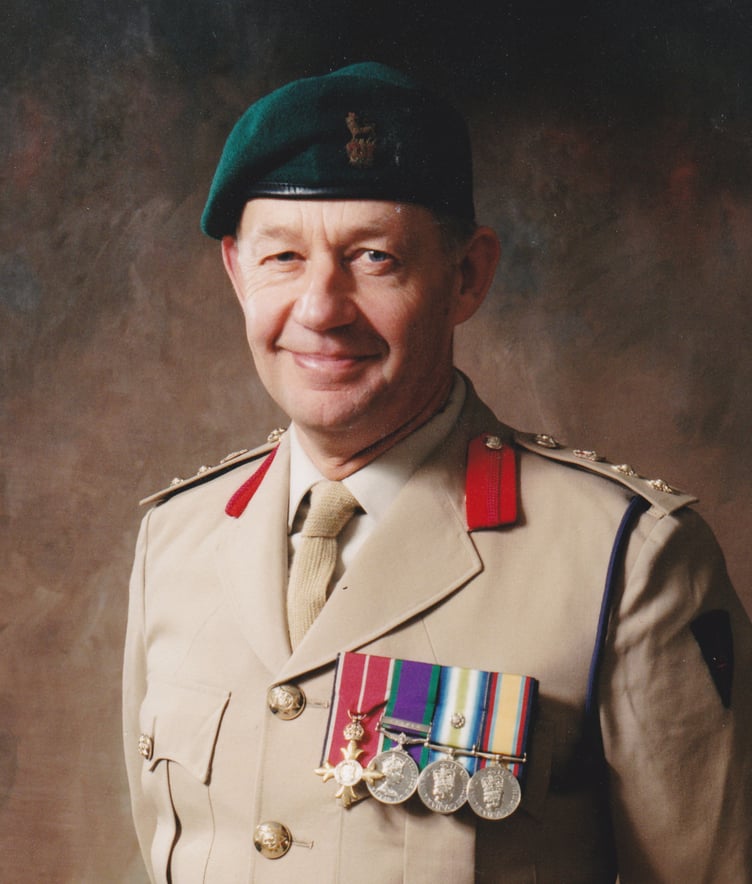 Lieutenant Colonel Iver Hellberg OBE taken in 1997