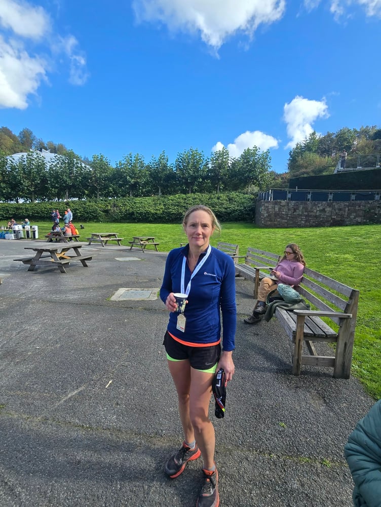 Charlie Ramsdale was the second woman across the line at this year's Eden Project marathon.