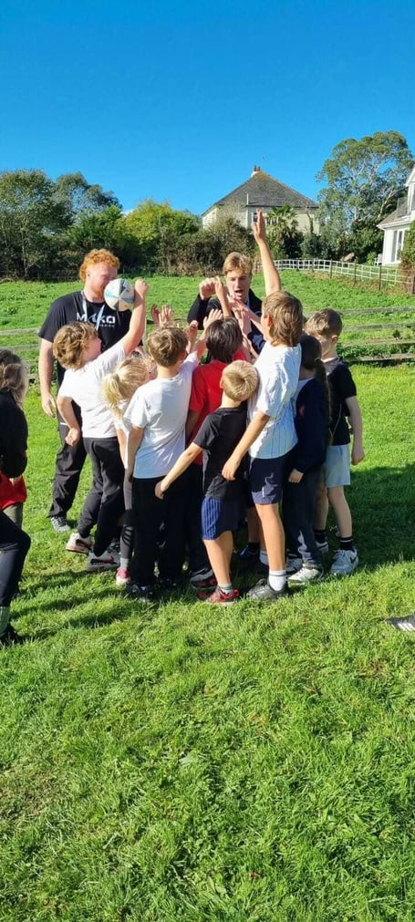 Teamwork makes the dream work Children from Charleton C of E Academy and West Alvington C of E Academy