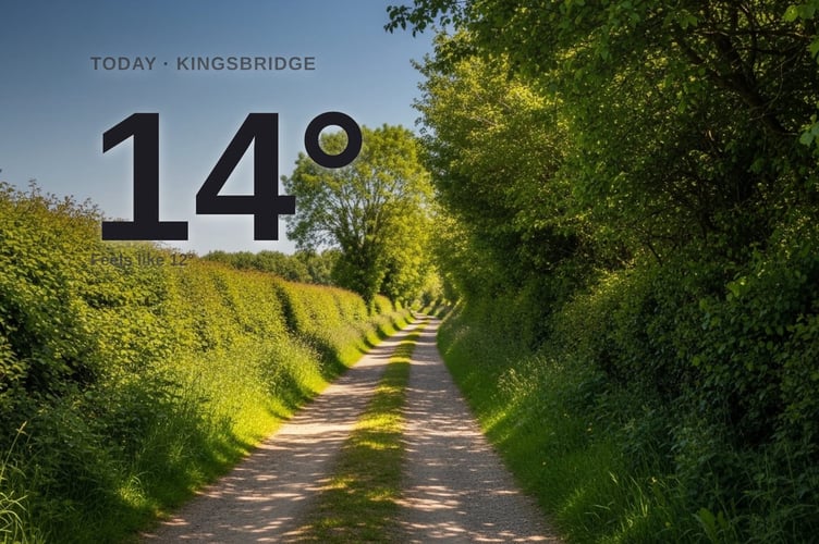 Kingsbridge weather: sunny Saturday with little chance of rain and a high of 14°C